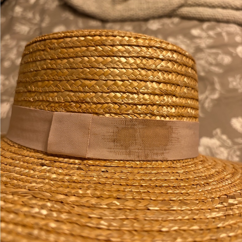 ASOS Wide-Brim Straw Sun Hat in Natural - Picture 5 of 5